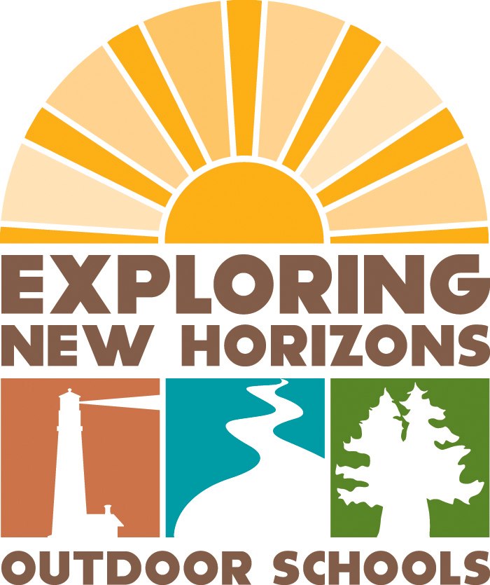 Logo for "EXPLORING NEW HORIZONS"