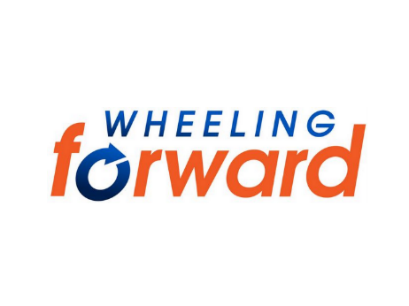 Logo for "WHEELING FORWARD INC"