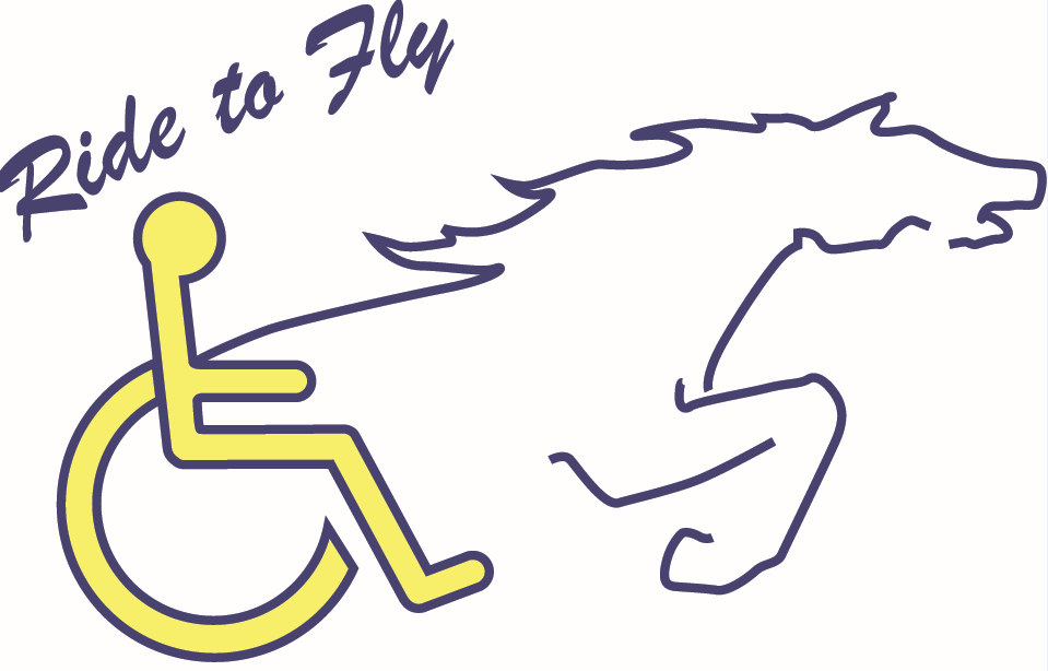 Logo for "RIDE TO FLY"