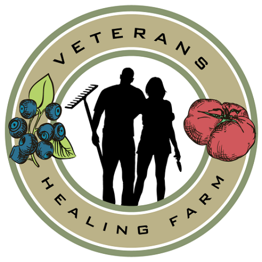 Logo for "Veterans Healing Farm"