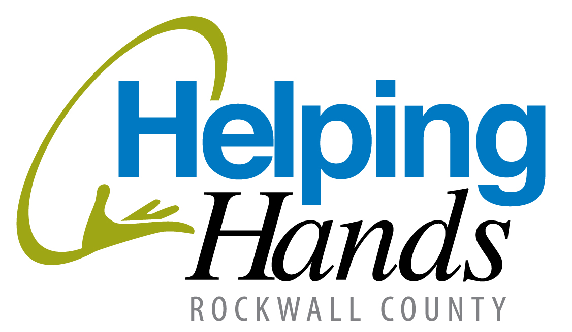 Logo for "Rockwall County Helping Hands"