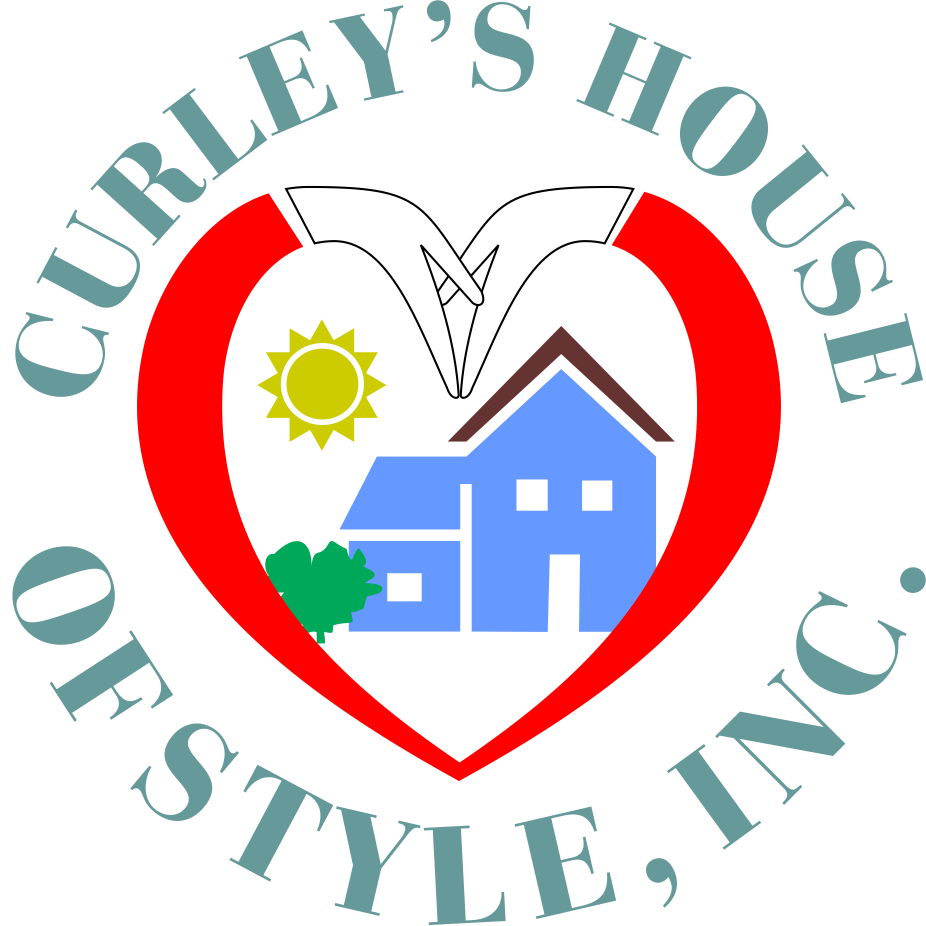 Logo for "CURLEY'S HOUSE OF STYLE INC"