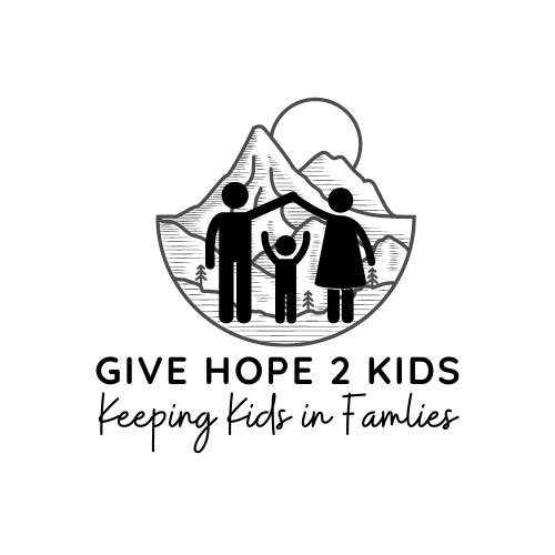 Logo for "GIVE HOPE 2 KIDS"