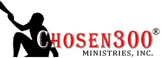 Logo for "CHOSEN 300 MINISTRIES INC"