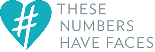 Logo for "THESE NUMBERS HAVE FACES"