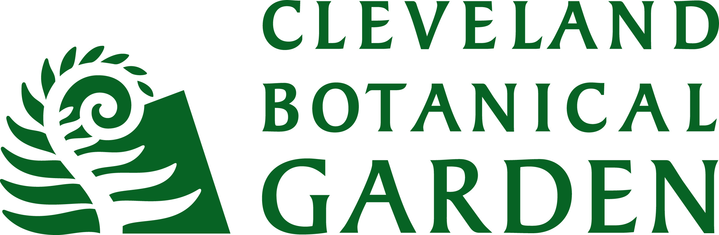 Logo for "CLEVELAND BOTANICAL GARDEN"