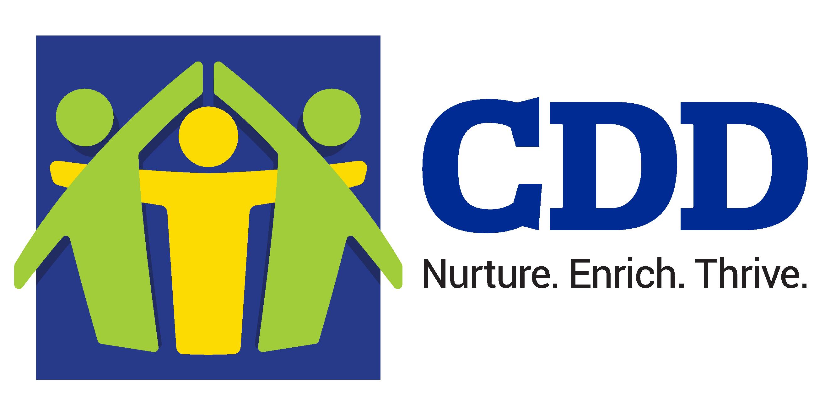 Logo for "CENTER FOR DEVELOPMENTALLY DISABLED"