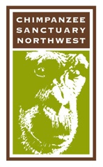 Logo for "CHIMPANZEE SANCTUARY NORTHWEST"