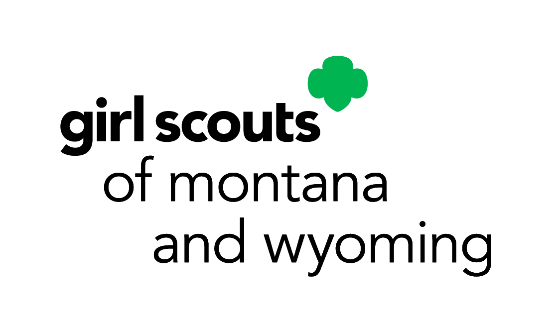 Logo for "GIRL SCOUTS OF MONTANA AND WYOMING"