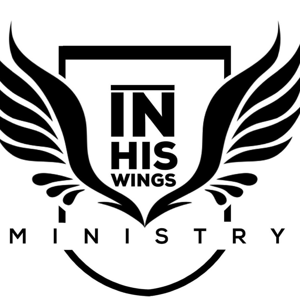 Logo for "IN HIS WINGS MINISTRY"