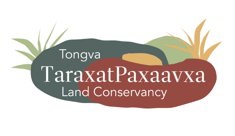 Logo for "TONGVA TARAXAT PAXAAVXA CONSERVANCY"