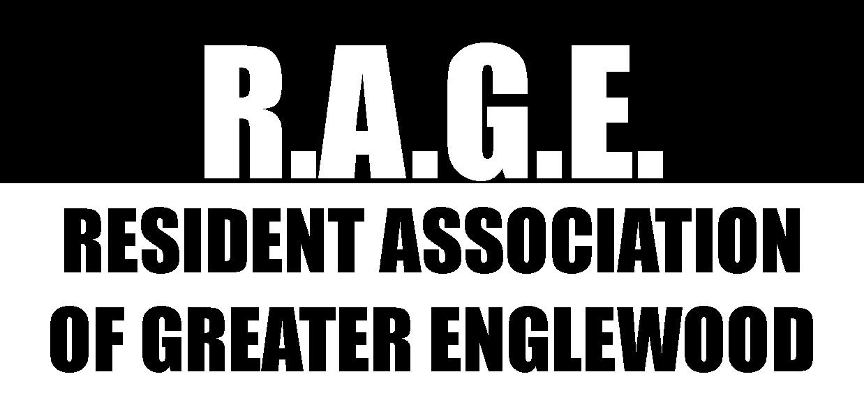 Logo for "RESIDENT ASSOCIATION OF GREATER ENGLEWOOD"