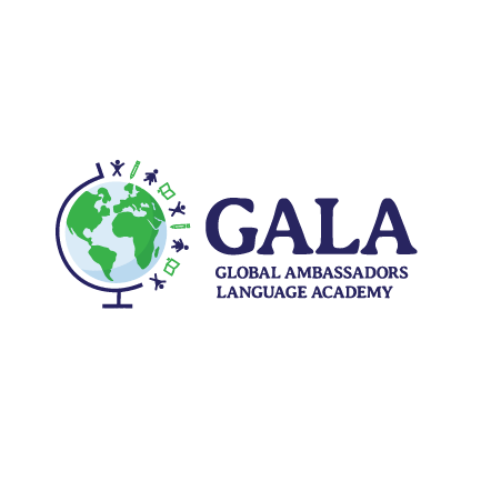 Logo for "GLOBAL LANGUAGE AMBASSADORS ACADEMY"