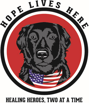 Logo for "HOPE LIVES HERE"