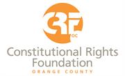 Logo for "CONSTITUTIONAL RIGHTS FOUNDATION OF ORANGE COUNTY"