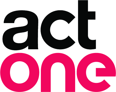 Logo for "ACT ONE"