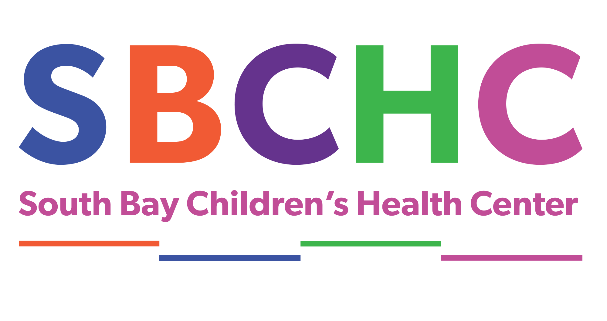 Logo for "SOUTH BAY CHILDRENS HEALTH CENTER"