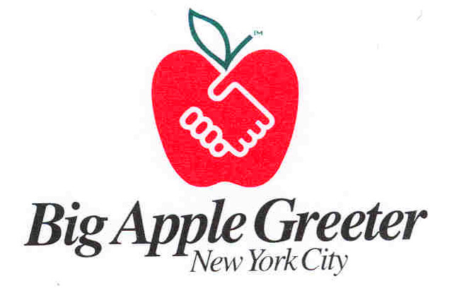 Logo for "BIG APPLE GREETER INC"