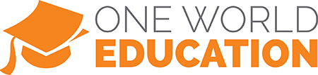 Logo for "ONE WORLD EDUCATION"