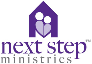 Logo for "NEXT STEP MINISTRIES"