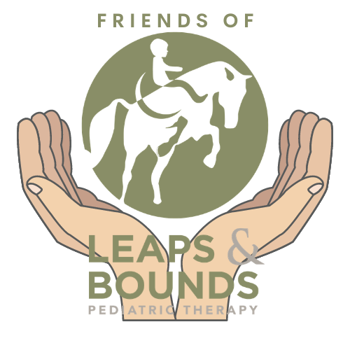 Logo for "FRIENDS OF LEAPS & BOUNDS PEDIATRIC THERAPY INC"