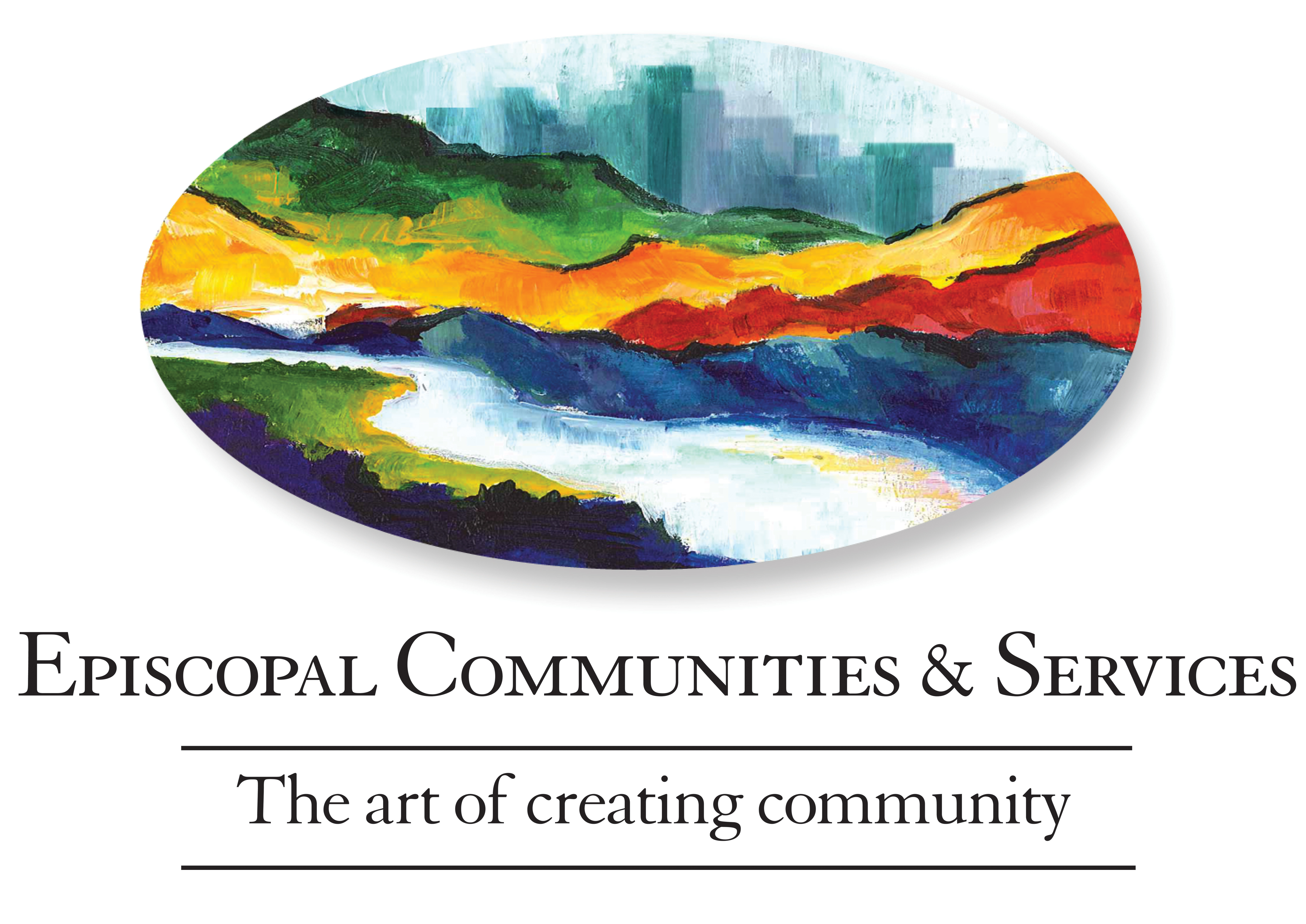Logo for "EPISCOPAL COMMUNITIES & SERVICES FOR SENIORS"