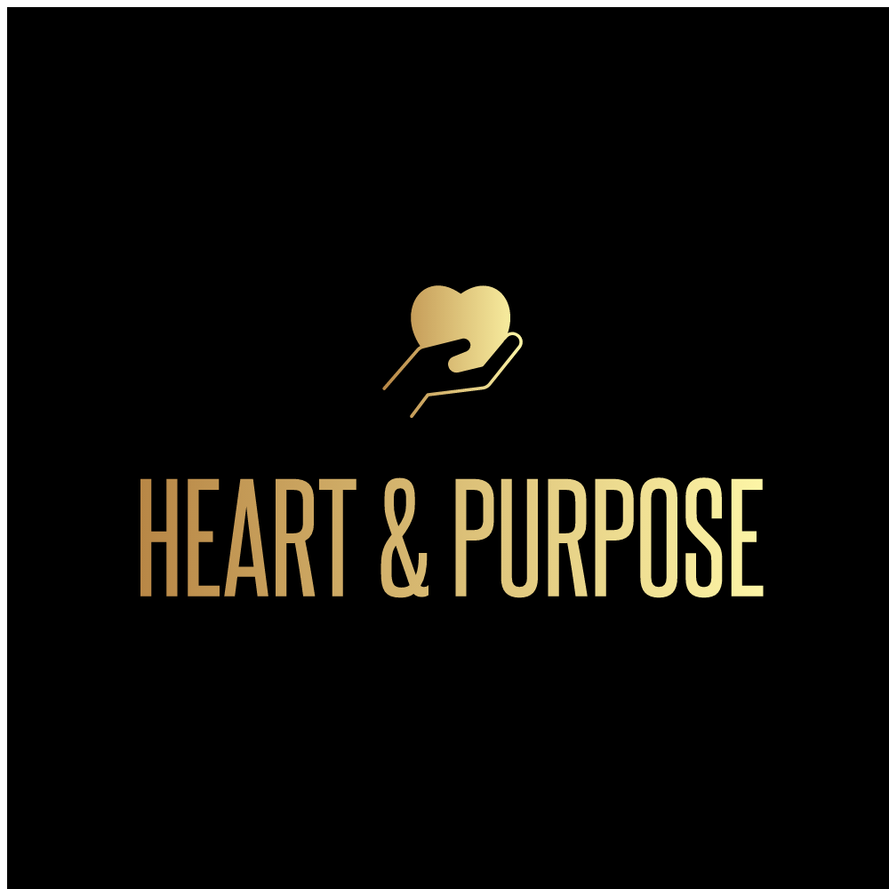 Logo for "HEART & PURPOSE"
