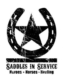 Logo for "SADDLES IN SERVICES"