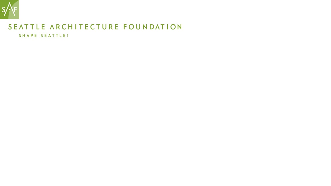 Logo for "SEATTLE ARCHITECTURAL FOUNDATION"