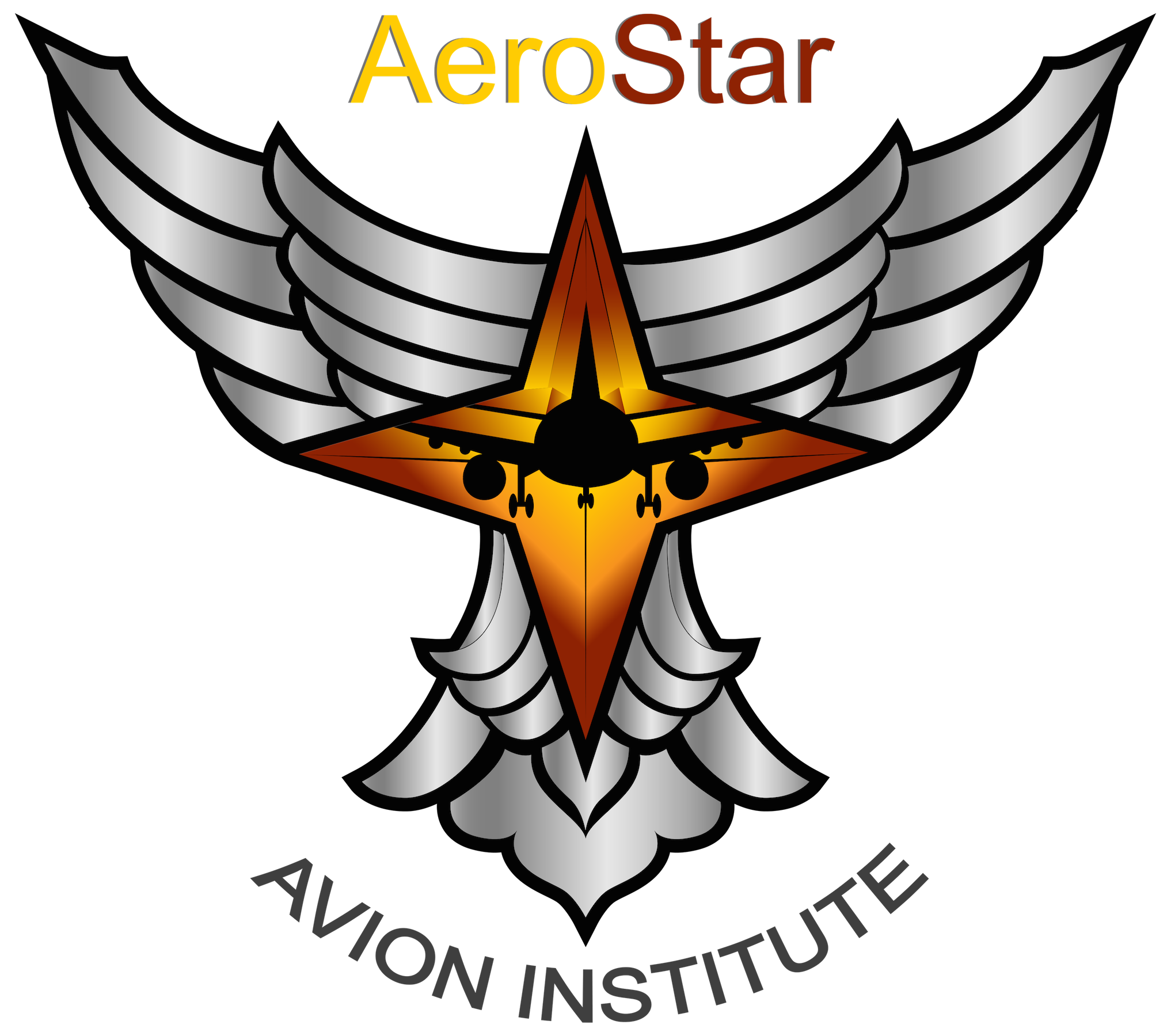 Logo for "AEROSTAR AVION INSTITUTE"