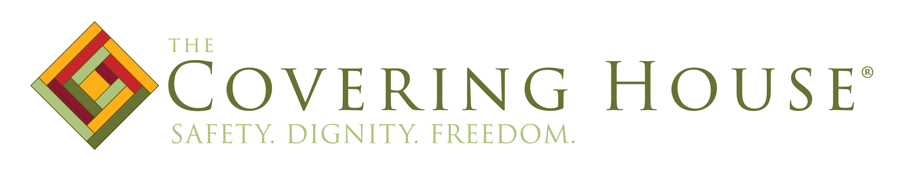 Logo for "THE COVERING HOUSE"