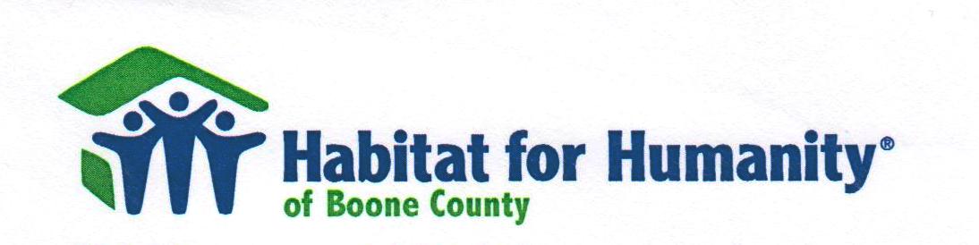 Logo for "HABITAT FOR HUMANITY OF BOONE COUNTY INC"