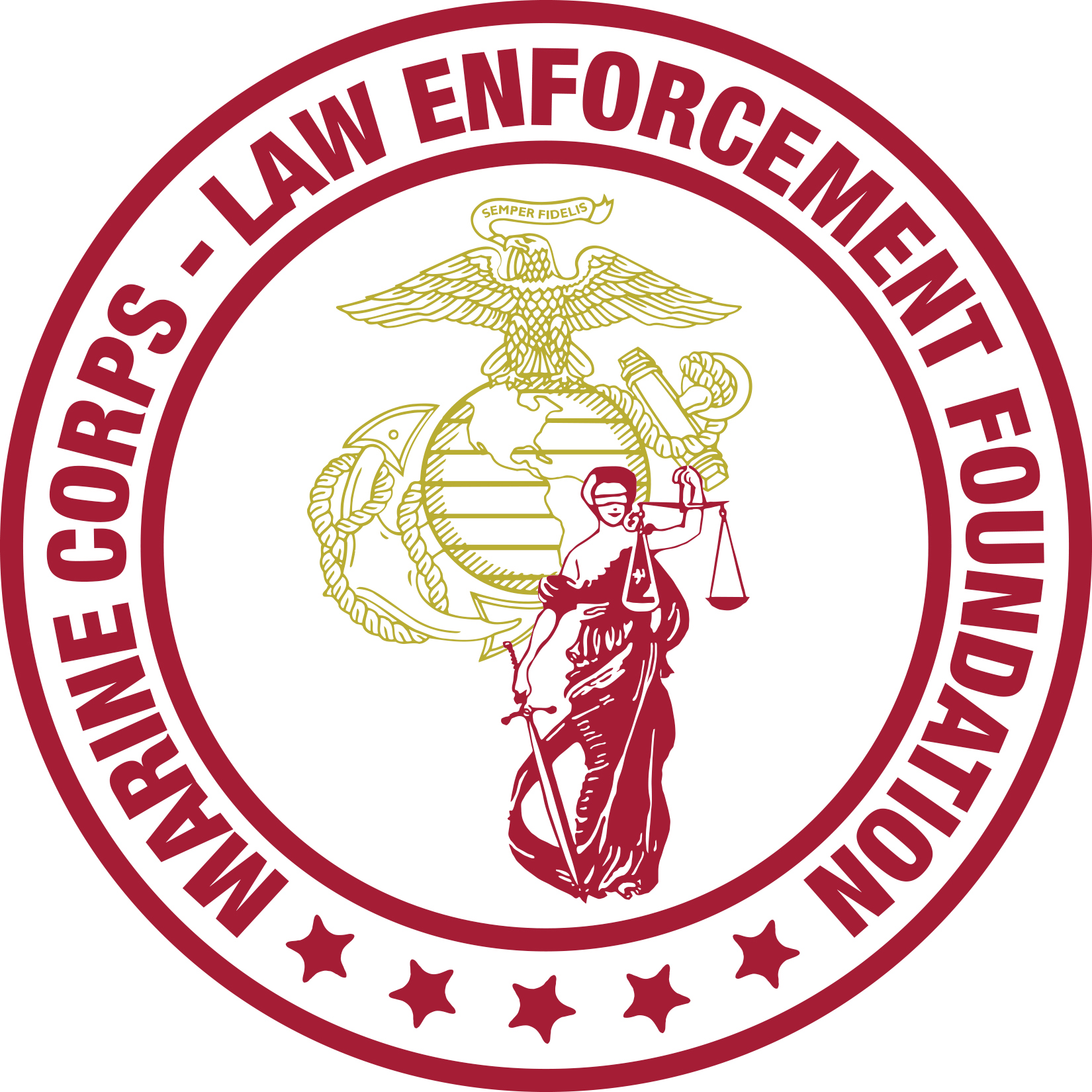 Logo for "MARINE CORPS-LAW ENFORCEMENT FOUNDA FOUNDATION INC"