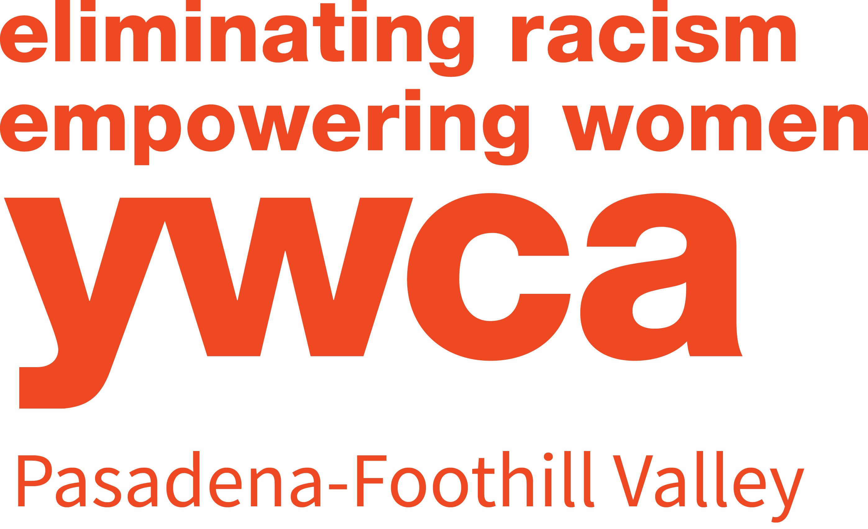 Logo for "PASADENA - FOOTHILL VALLEY YWCA"