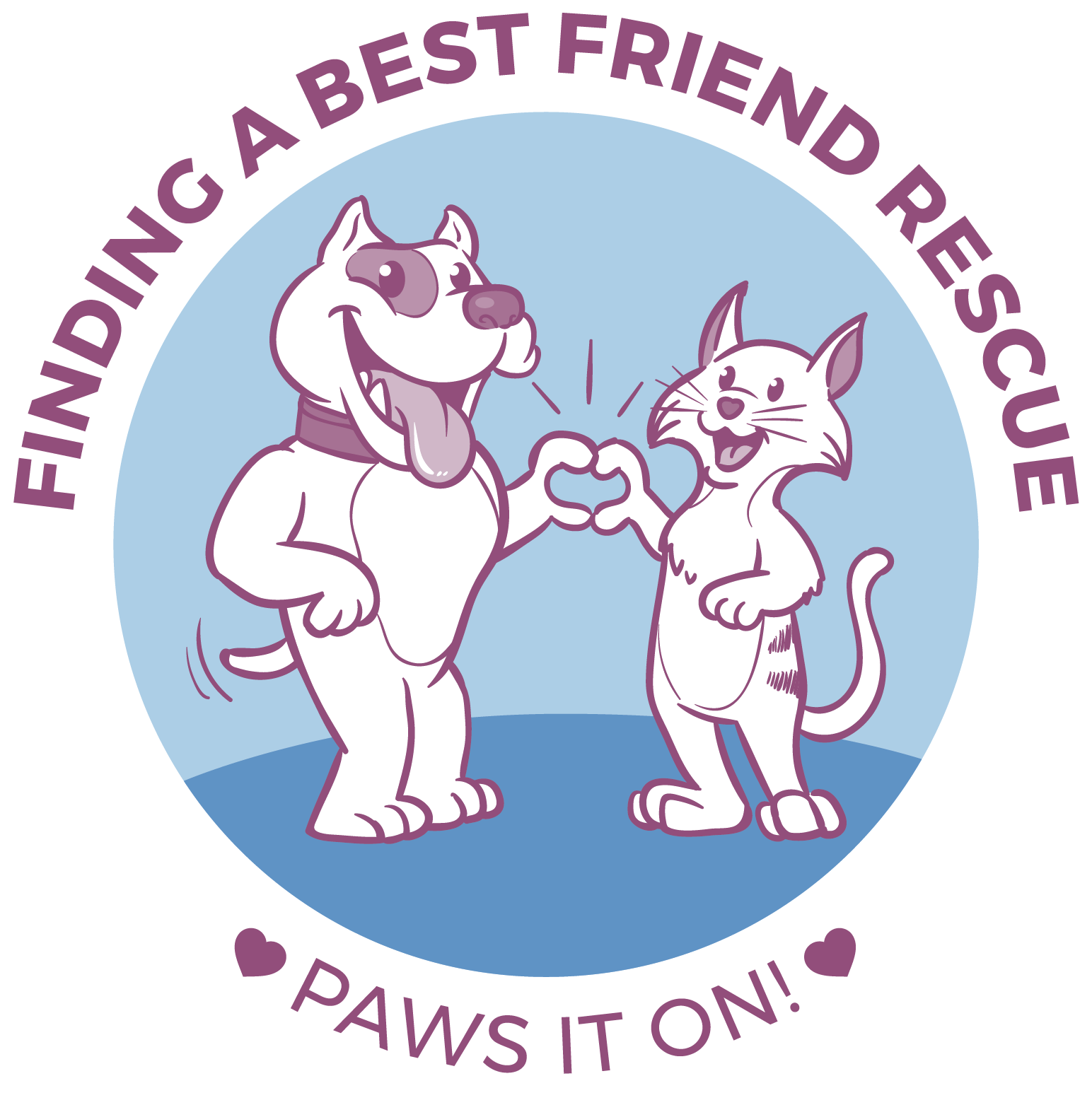 Logo for "Finding A Best Friend"
