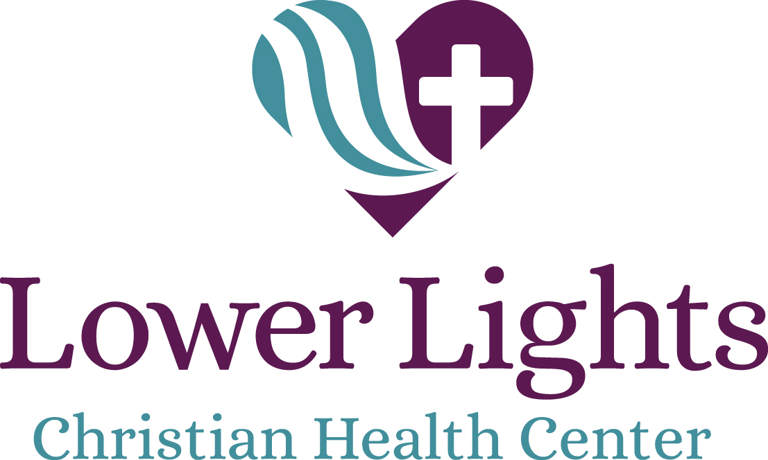 Logo for "LOWER LIGHTS CHRISTIAN HEALTH CENTER"