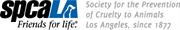 Logo for "LOS ANGELES SPCA"
