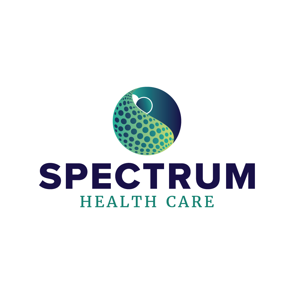 Logo for "Spectrum Health Care"