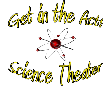 Logo for "GET IN THE ACT ARTS IN ACTION INC"