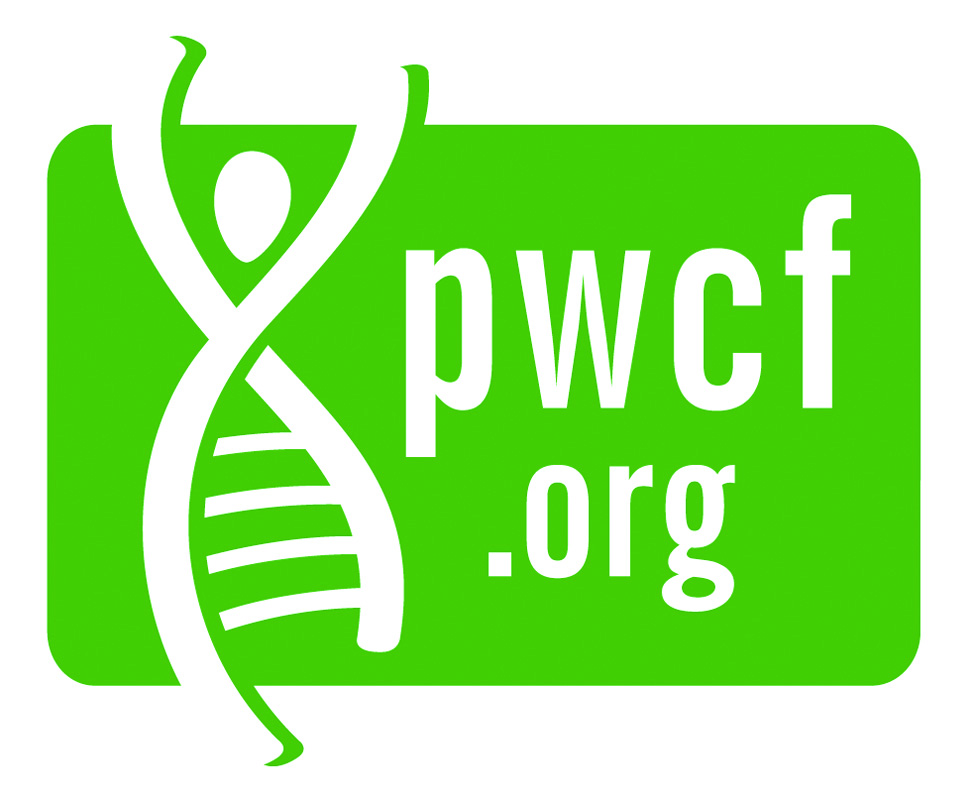 Logo for "PRADER-WILLI CALIFORNIA FOUNDATION"