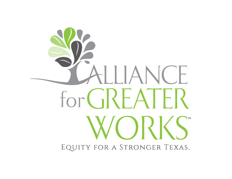 Logo for "FAITH & PHILANTHROPY INSTITUTE INC DBA ALLIANCE FOR GREATER WORKS"