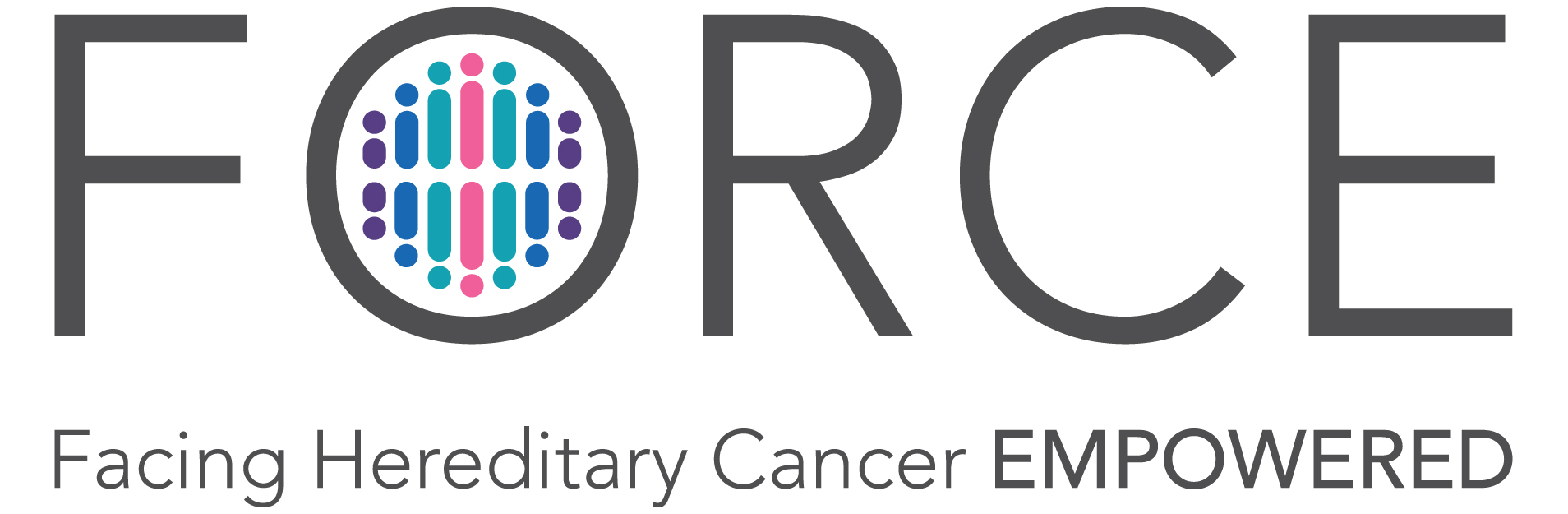 Logo for "FORCE-FACING OUR RISK OF CANCER EMPOWERED INC"