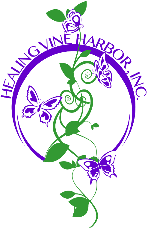 Logo for "Healing Vine Harbor"