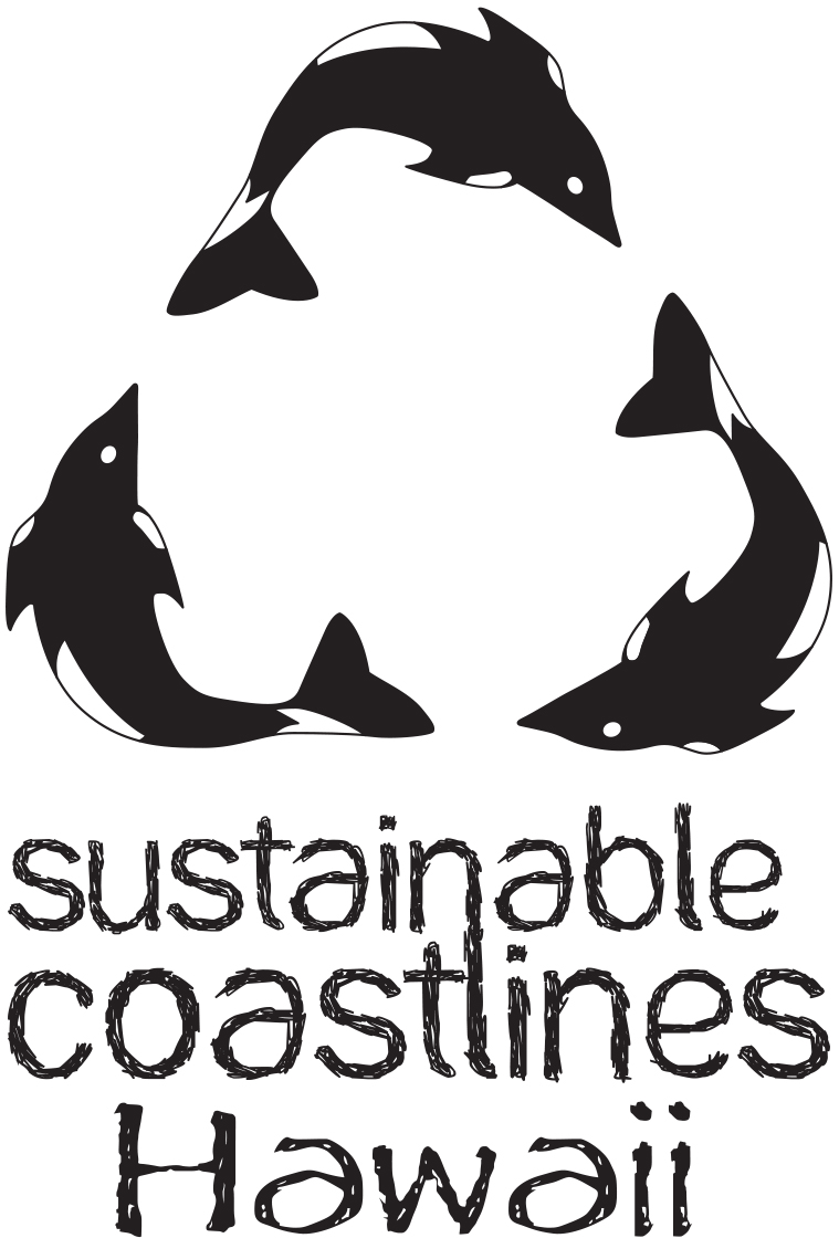 Logo for "SUSTAINABLE COASTLINES HAWAI'I"
