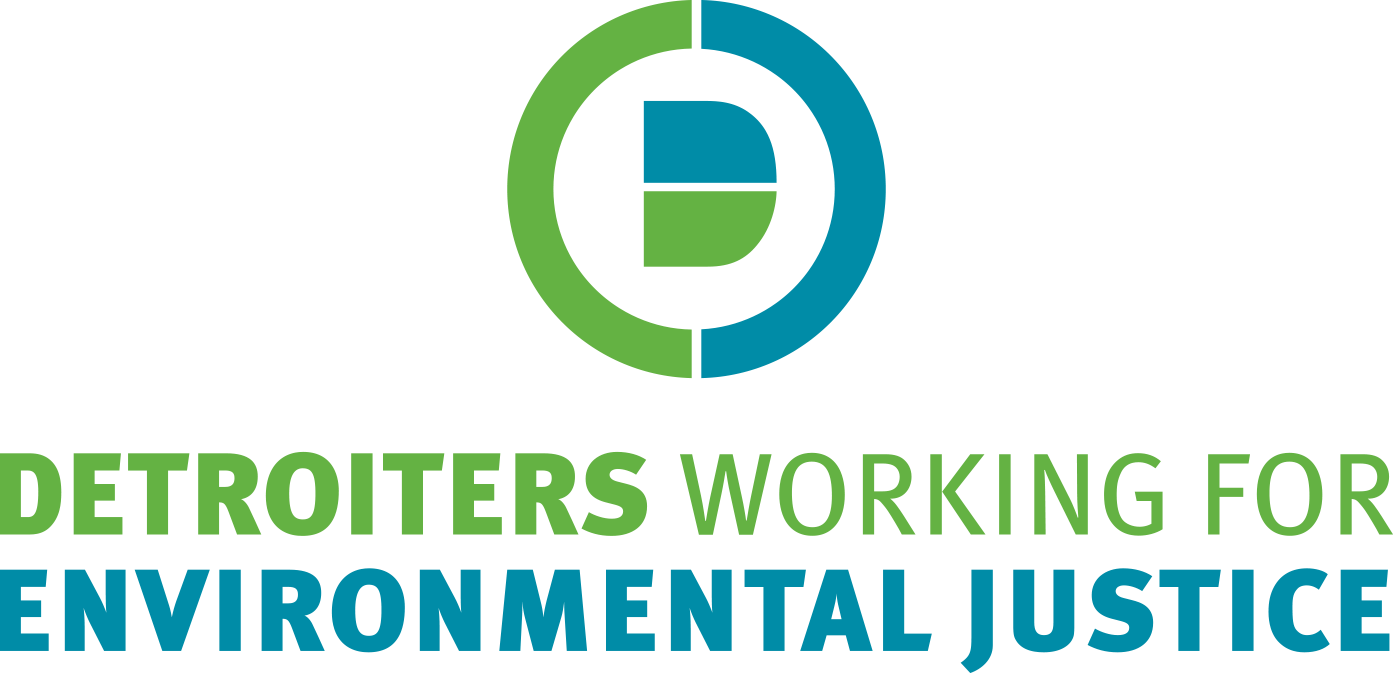 Logo for "DETROITERS WORKING FOR ENVIRONMENTAL JUSTICE"