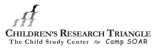 Logo for "CHILDREN'S RESEARCH TRIANGLE"