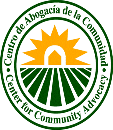 Logo for "CENTER FOR COMMUNITY ADVOCACY"