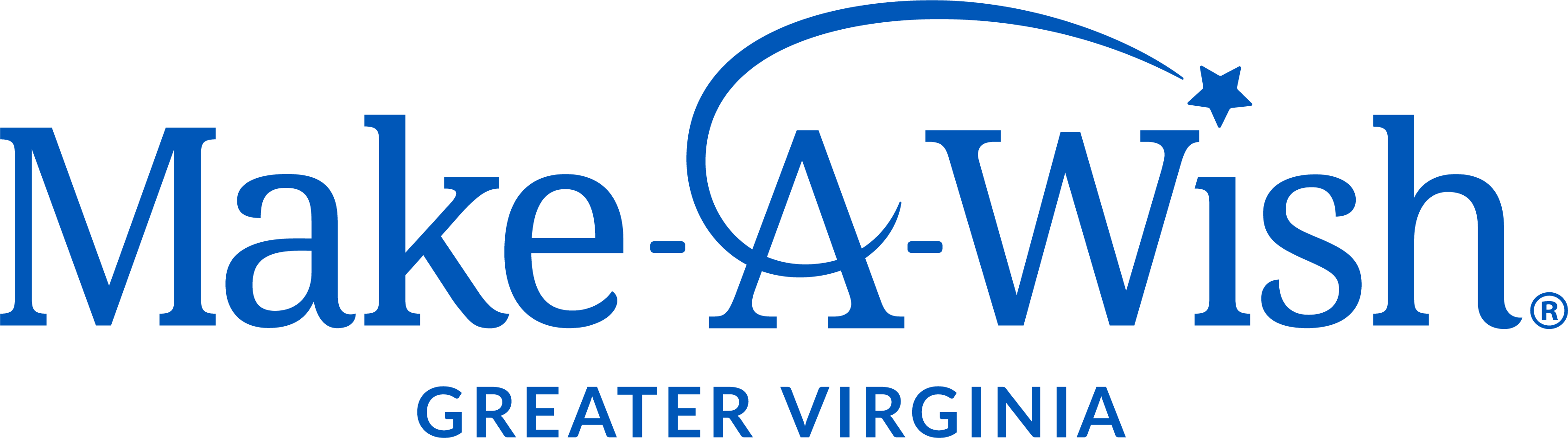 Logo for "MAKE-A-WISH FOUNDATION OF GREATER VIRGINIA"