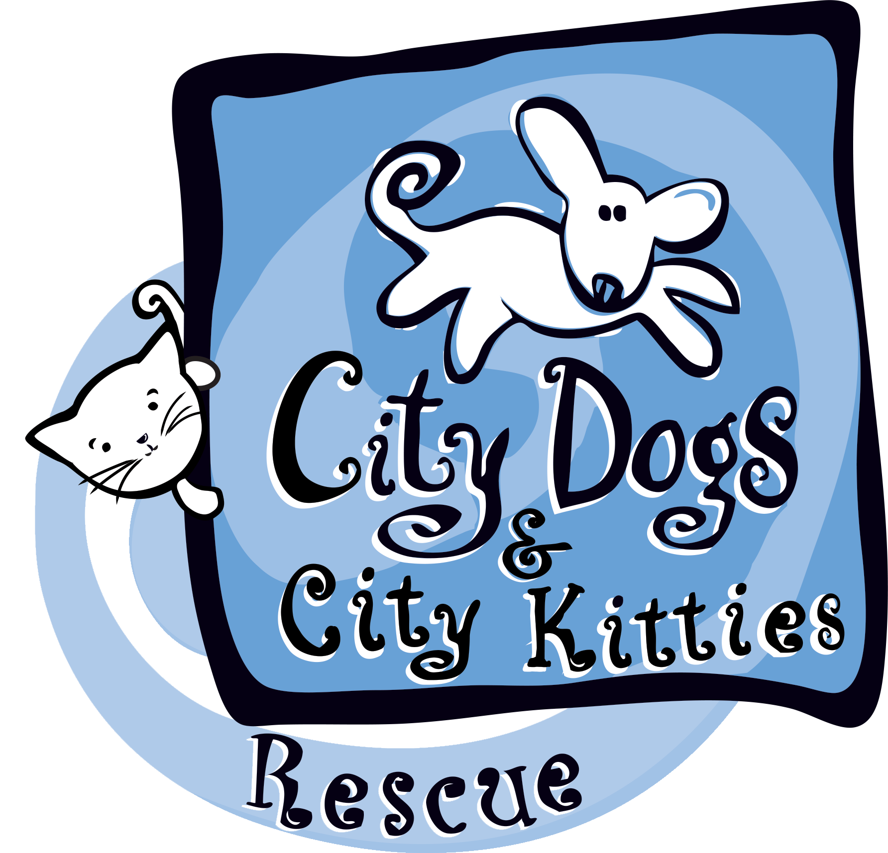 Logo for "CITY DOGS RESCUE"