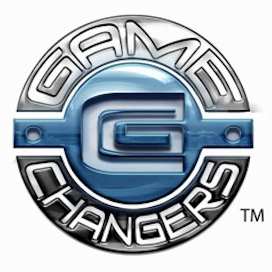 Logo for "GAME CHANGERS LEADERSHIP AND PEER MENTORING INITIATIVE"